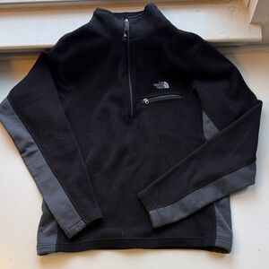 The North Face Zip-Up Sweater in Black and Gray